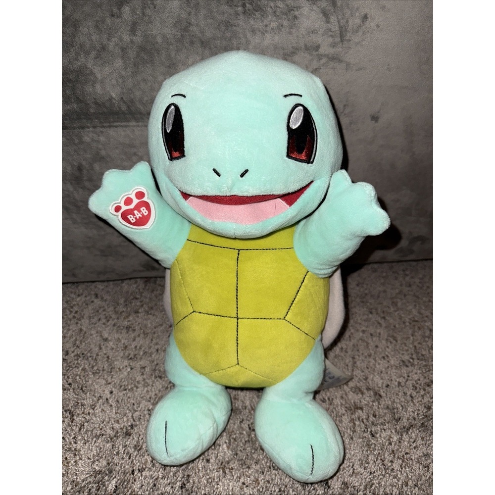 Build A Bear Pokemon Squirtle 14" Stuffed Plush Toy 2016 Stuffed‎ Animal